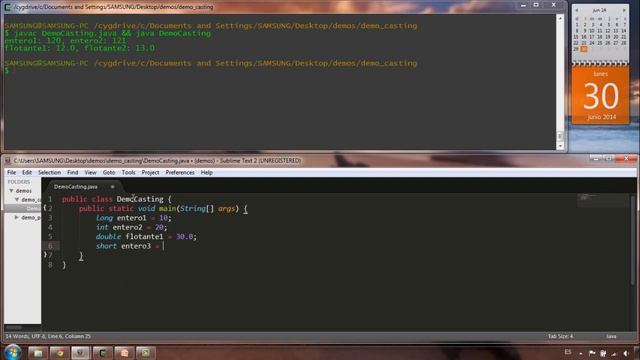2 - Java: Casting de tipos primitivos смотреть онлайн