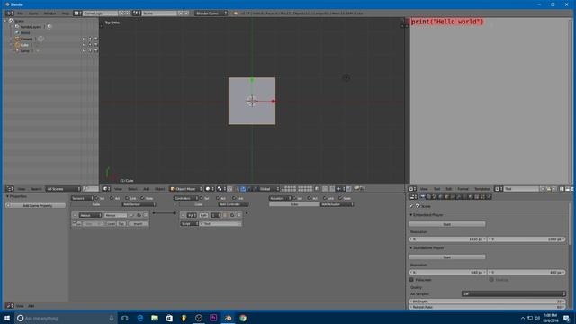 How to make a basic game in blender with python • Part 0 смотреть онлайн