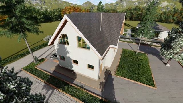 Проект коттеджа из газобетона для Оксаны г.Томск смотреть онлайн