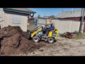 Работа электропогрузчика Микроб