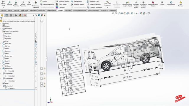 Peugeot 307 SW 1.6 - Total trunk capacity смотреть онлайн