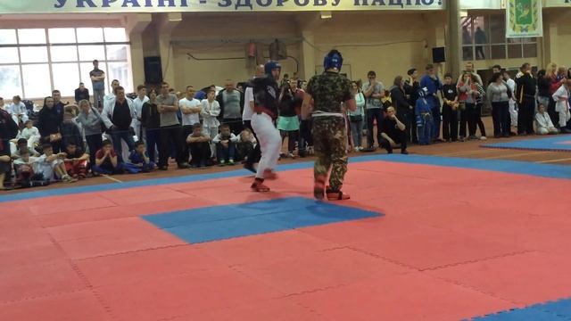 Чемпионат Украины по Военно-спортивному многоборью 2016, Осипенко Юрий 4 схватка Б-3