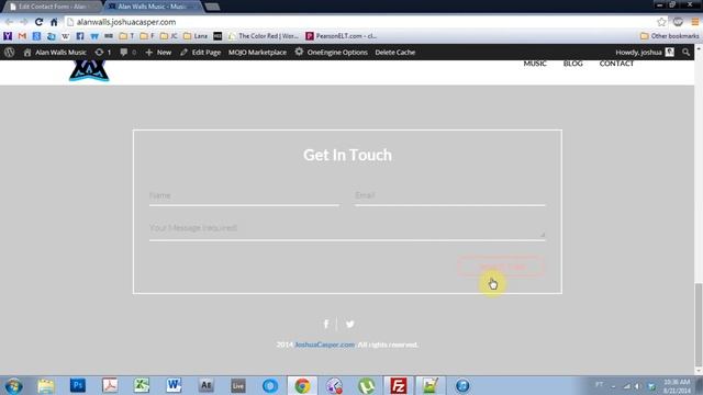 One Engine Tutorial: Change 'get in touch' & 'send' Text смотреть онлайн