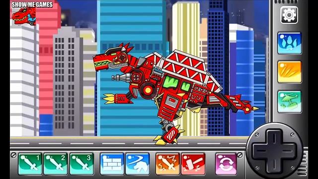 Dino Robot Spinosaurus + Spinosaurus Toy Robot - Full Game Play 1080 HD смотреть онлайн
