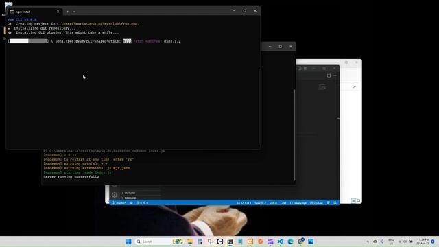 Showing data from a database using Vue, Express+MySQL смотреть онлайн