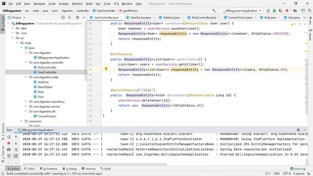 Many to Many relation Spring Boot JPA using User and Role example part3 - Session 25 смотреть онлайн
