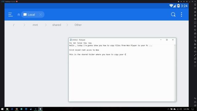 How to Copy files from Nox Player to PC смотреть онлайн