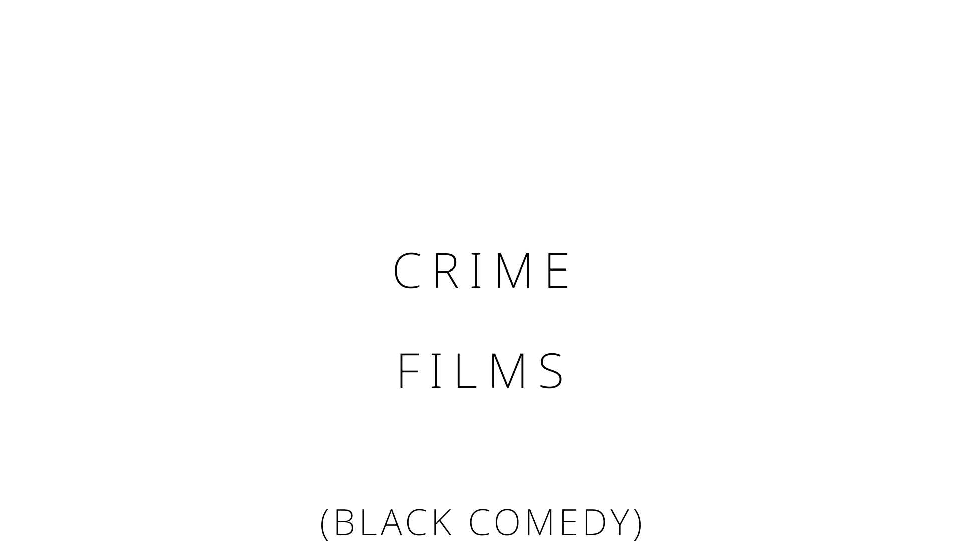 Crime Films
