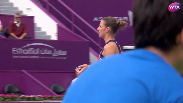 2017 Qatar Total Open Quarterfinals | Karolina Pliskova vs Zhang Shuai | WTA Highlights смотреть онлайн