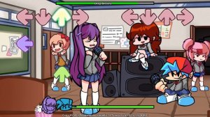 FNF Doki Doki Takeover на русском