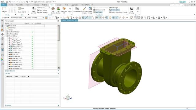 Siemens NX: Part Navigator Setup смотреть онлайн