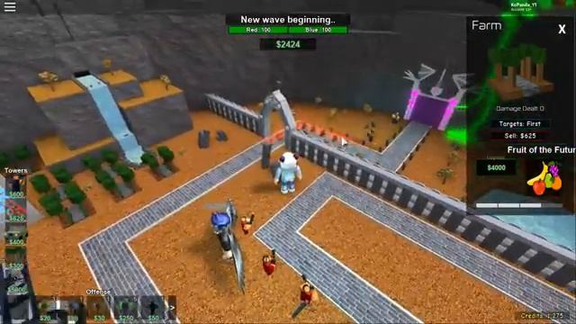 САМОЛЕТ и ЗЕД в РОБЛОКС ТОВЕР БАТЛС (Дефенс) - Roblox Tower Battles ZED смотреть онлайн