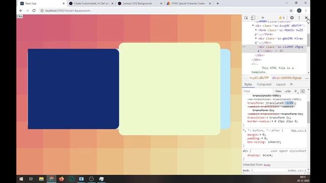 Build Sliding Signin & Signup Form in React смотреть онлайн