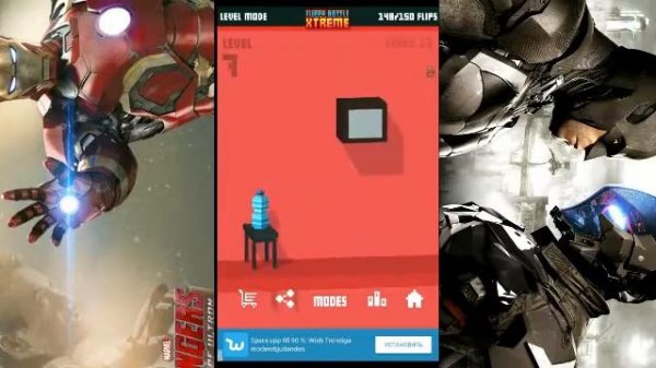 обзор игры flippy bottle