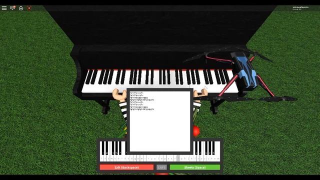 ~Senorita~ (w sheets) ROBLOX Piano (easy) смотреть онлайн