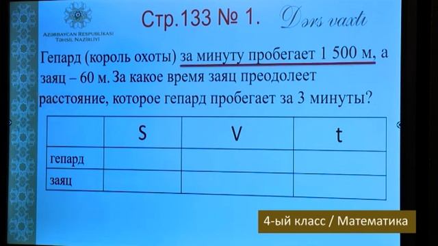 “Dərs vaxtı”: 4-cü sinif dərsləri (rus bölməsi) (11.05.2022) смотреть онлайн
