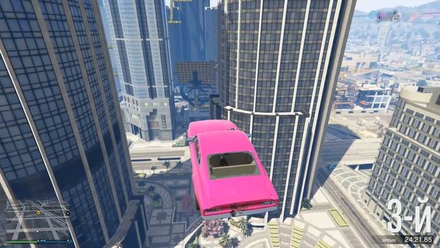 ТОЛЬКО ЛАКЕР ПРОЙДЕТ САМЫЙ НЕ ЛАКЕРНЫЙ СКИЛЛ ТЕСТ С НЕПРОХОДИМЫМИ ДЫРОЧКАМИ В НЕБЕ GTA ONLINE