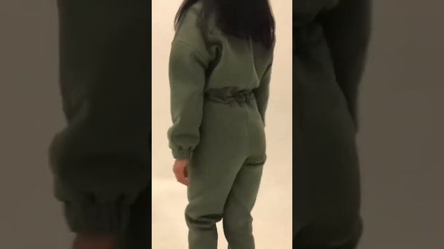 Комбинезон Батл оливка от Jadone Fashion смотреть онлайн
