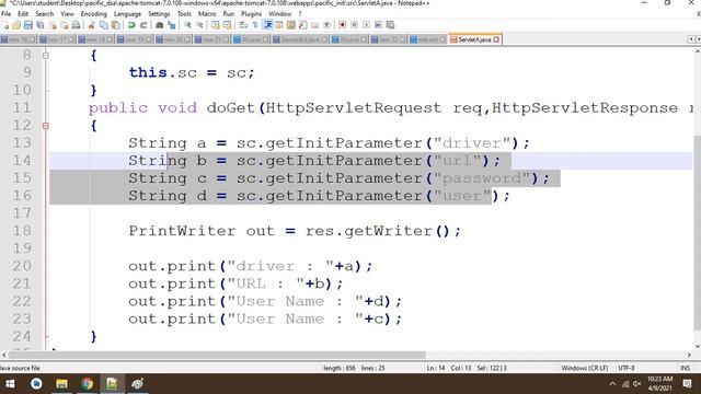 SerlvetConfig and ServletContext смотреть онлайн