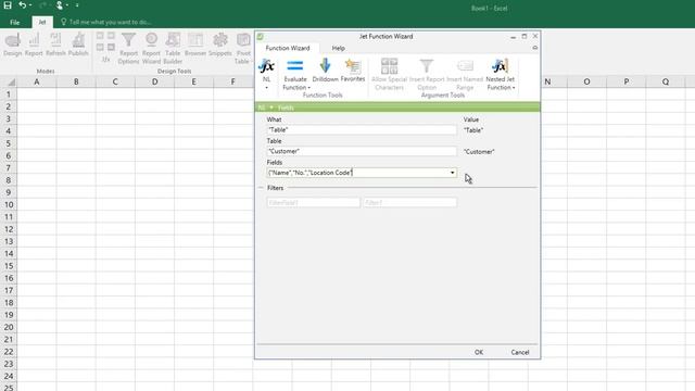 Jet Function Wizard - NL Table смотреть онлайн