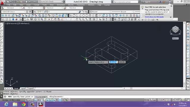 Figura 3D en Autocad 2013 "comandos básicos" смотреть онлайн