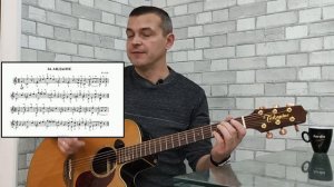 ТЕТРАДЬ ГИТАРИСТА  Ф. Сор  Анданте   РАЗБОР  1 часть