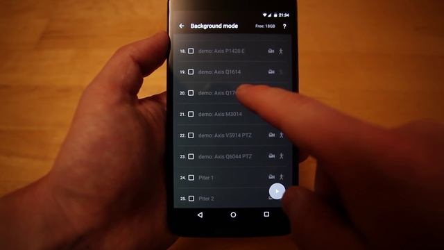 Web Server For Remote Playback In TinyCam Monitor PRO (Android)