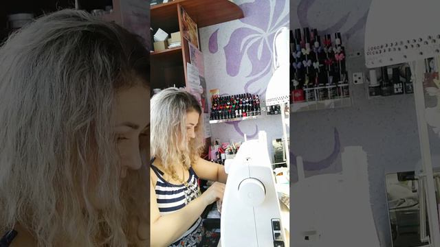 Шью полотенца,болтаю