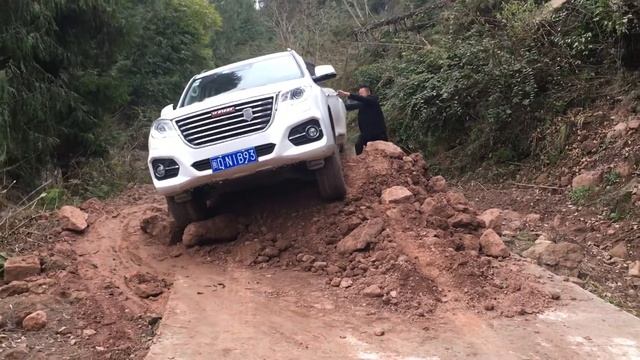Greatwall Haval H9's off-road power. Failure! смотреть онлайн