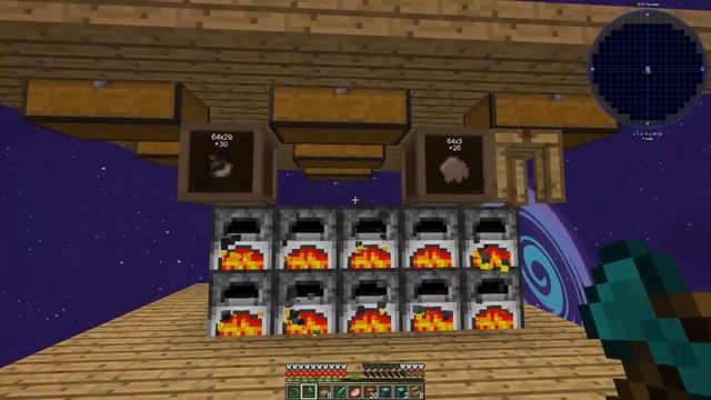 #4 Sky Factory 4. АВТОМАТИЧЕСКИЙ СКЛАД. МИНИ МЭ СИСТЕМА #СкайФактори4 смотреть онлайн