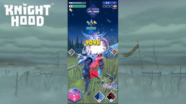 Knighthood-How We Beat Karnage V.3 (with a lvl45 hero) смотреть онлайн
