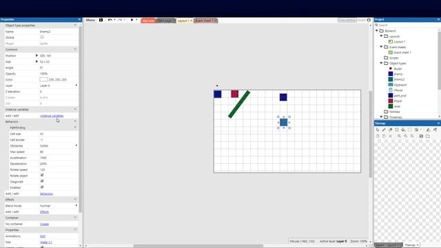 How to Tutorial - Construct 3 ( TOP Down RPG - Pathfinding ) - Part 4 смотреть онлайн