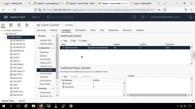 78 vSphere DRS - VM Affinity and Anti-Affinity Rules