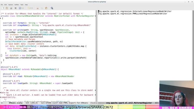 Live Coding w/Apache Spark & related: PMML Export for KMeans, docstring update, and spacy example. смотреть онлайн