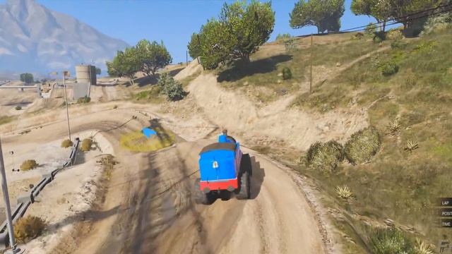 Mcqueen Dirt Rally + Thomas Monster Truck / GTA 5 Cars Mods смотреть онлайн