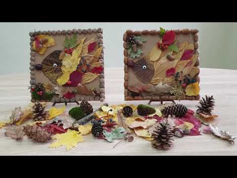 Мастер-класс «Ёжик из листьев» смотреть онлайн