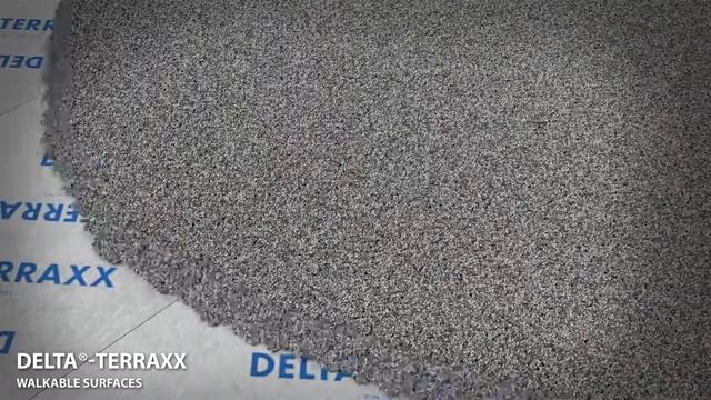 Мощение пешеходных дорожек с мембраной DELTA TERRAXX смотреть онлайн