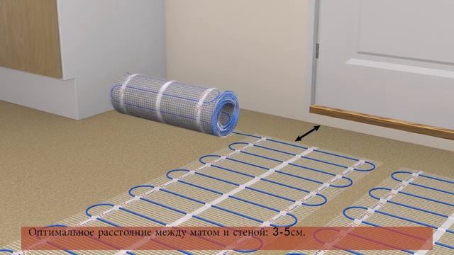 Монтаж мата Millimat Nexans смотреть онлайн