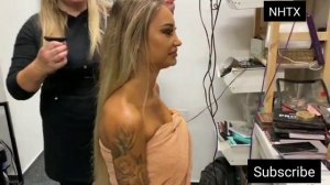 Monika Fox behind the scene