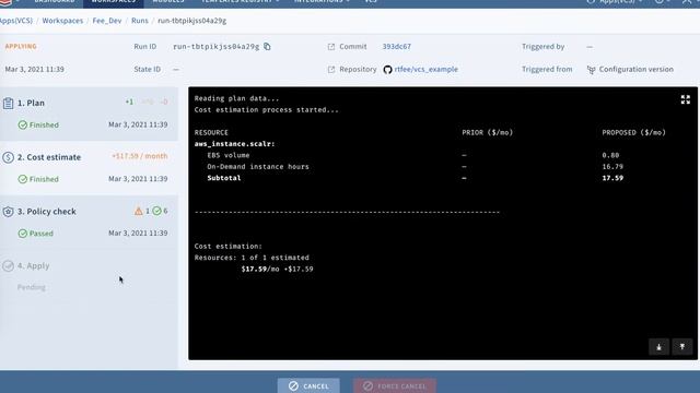 Scalr's VCS Workflow (Github, Gitlab, Azure DevOps, Bitbucket) смотреть онлайн