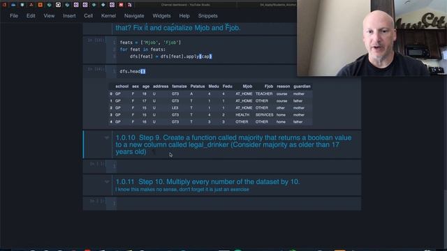 Python pandas—Apply—Student Alcohol Consumption смотреть онлайн