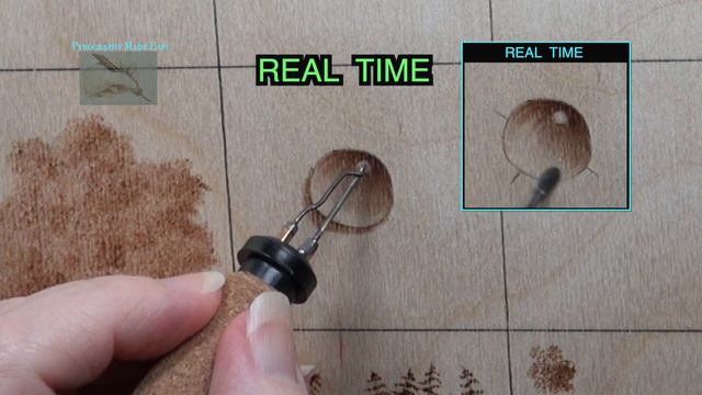Wood Burning - easy DEW DROPS - pyrography tutorial (water droplet) смотреть онлайн