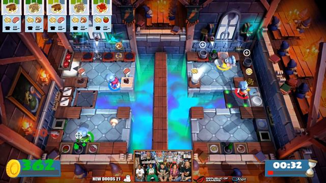 Overcooked 2! 4 Player Mode Part 16 - YoVideogames смотреть онлайн