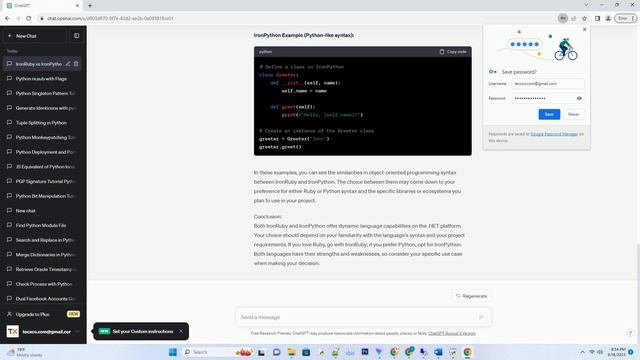 Which Dynamic NET language makes more sense to learn Iron Ruby or Iron Python смотреть онлайн