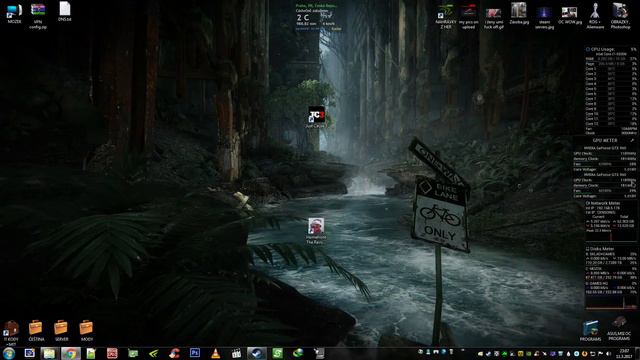 Wallpaper Engine - Street River - Performance Monitor смотреть онлайн
