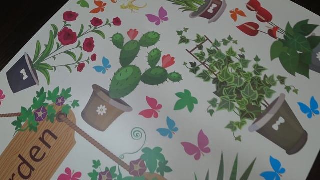 Декоративная наклейка на стену. Наклейка на обои цветы. Виниловая печатная наклейка. Код 606 смотреть онлайн