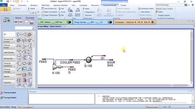 Gas Absorption Modelling In Aspen Hysys (Flare Gas Recovery Simulation)