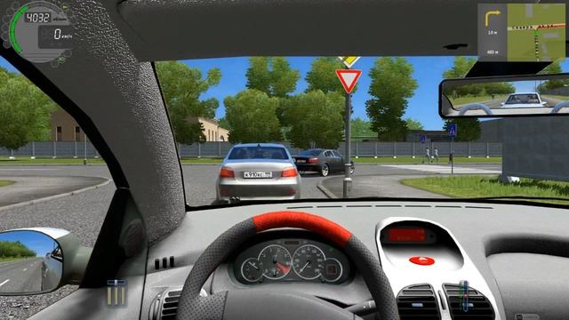 Как добраться до села довольного? Едем в City car driving На руле смотреть онлайн