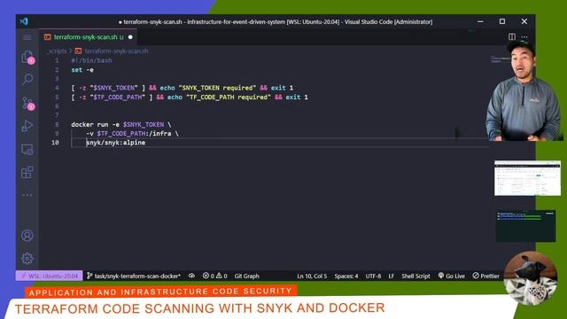 Terraform Code Scanning with Snyk and Docker смотреть онлайн