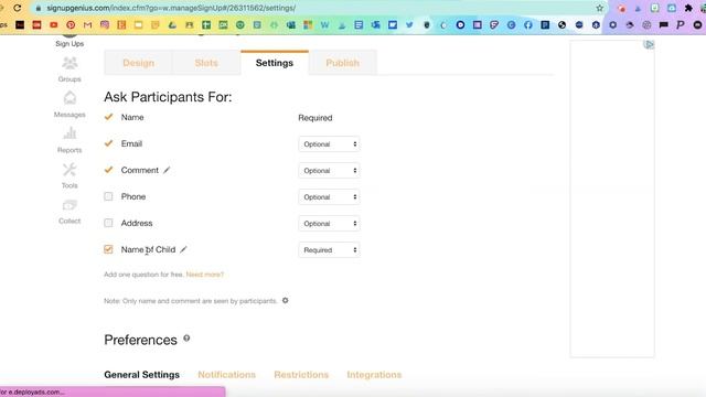 PARENT TEACHER CONFERENCES with SIGN UP GENIUS - How to set up time slots. смотреть онлайн